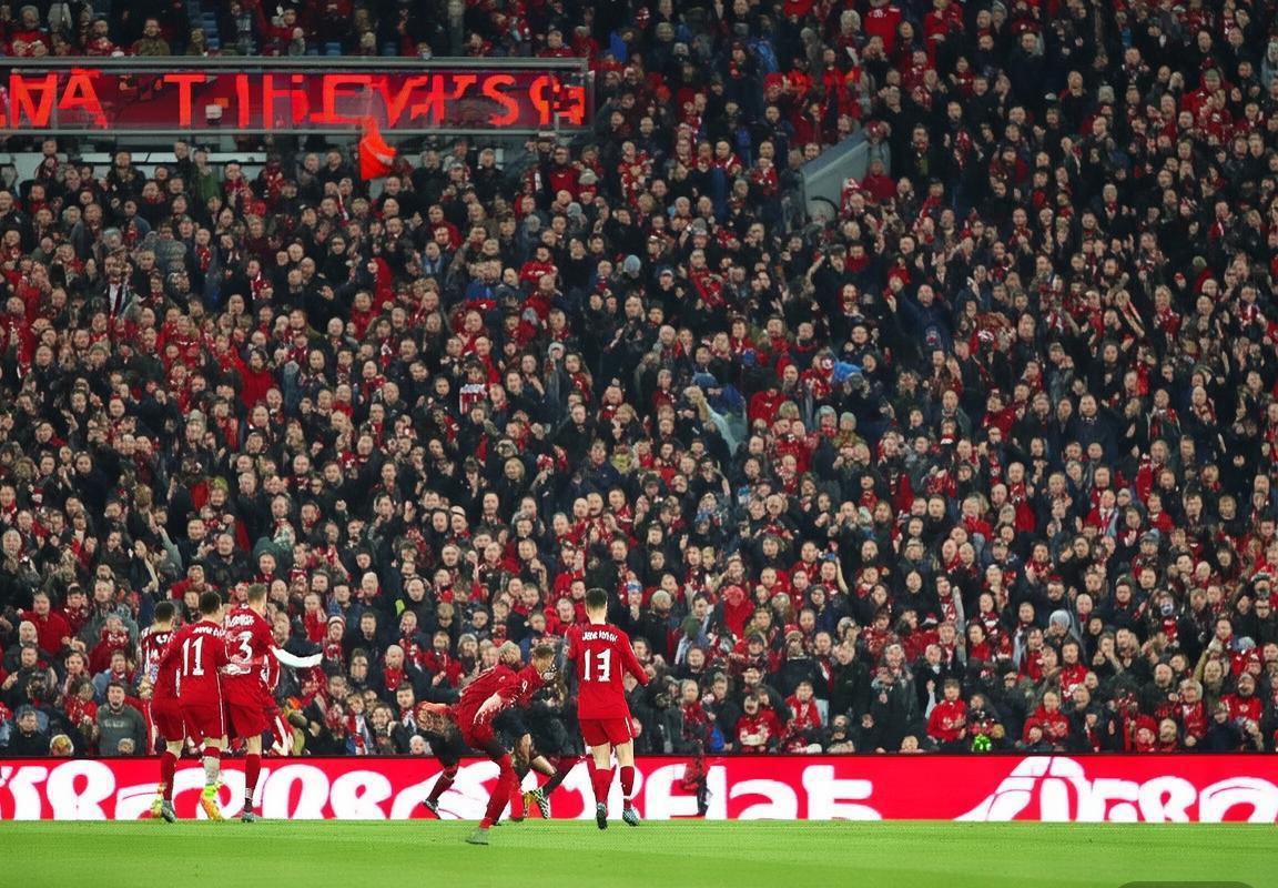 2019英超巅峰对决：利物浦2-0逆袭曼联安菲尔德之战